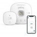 myQ Chamberlain Smart Garage Control - Wireless Garage Hub and Sensor with Wifi &amp; Bluetooth - Smartphone Controlled, New Design, myQ-G0401-ES, White