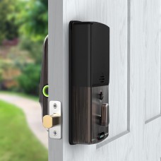 LOCKLY Vision Deadbolt with Video Doorbell Edition Smart Lock PGD798VB, Keyless Entry Door Lock with Fingerprint, Wi-Fi, APP, Camera and Patented Keypad for Home/Office/Apartment (Venetian Bronze)