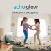 Echo Glow - Multicolor smart lamp for kids, a Certified for Humans Device - Requires compatible Alexa device