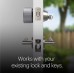 August Wi-Fi, (4th Generation) Smart Lock - Fits Your Existing Deadbolt in Minutes, Silver