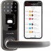 ULTRALOQ UL3 BT 2nd Gen Smart Lock + WiFi Bridge 5-in-1 Keyless Entry Electronic Door Handle, Black