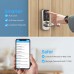 Smart Lock,Hornbill Fingerprint Keyless Entry Locks with Touchscreen Keypad,Bluetooth Front Door Lock,Electronic Digital Deadbolt with Reversible Handle,Free App,IC Card, Code,Wireless Lock