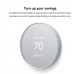 Google Nest Thermostat - Smart Thermostat for Home - Programmable Wifi Thermostat - Charcoal