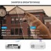 DLP Projector, bonsaii 350 ANSI Lumen Smart WiFi Bluetooth Projector with Hi-Fi Speaker, 3D 1080P 120&#34; Display Supported Movie Projector for Home Theater, Compatible with TV Stick/USB/HDMI/Android/iOS