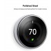 Google Nest Learning Thermostat - Programmable Smart Thermostat for Home - 3rd Generation Nest Thermostat - Works with Alexa - Stainless Steel