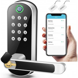 Sifely Keyless Entry Door Lock, Keypad Door Lock, Keyless Door Lock, Fingerprint Door Lock, Biometric Door Lock, Keypad Entry Door Lock, Passcode Code Door Lock, Digital Smart Door Lock (Smart Lock)